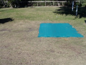 Powered Site with Annexe Mat